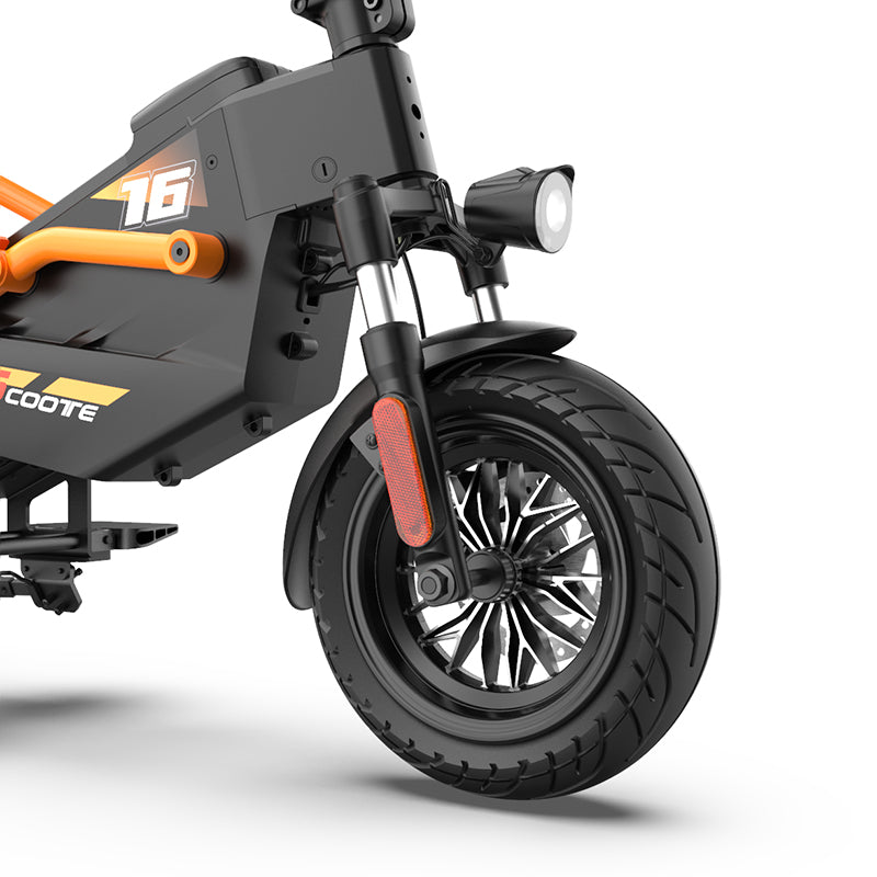 escooter_f2_orange_front_wheel